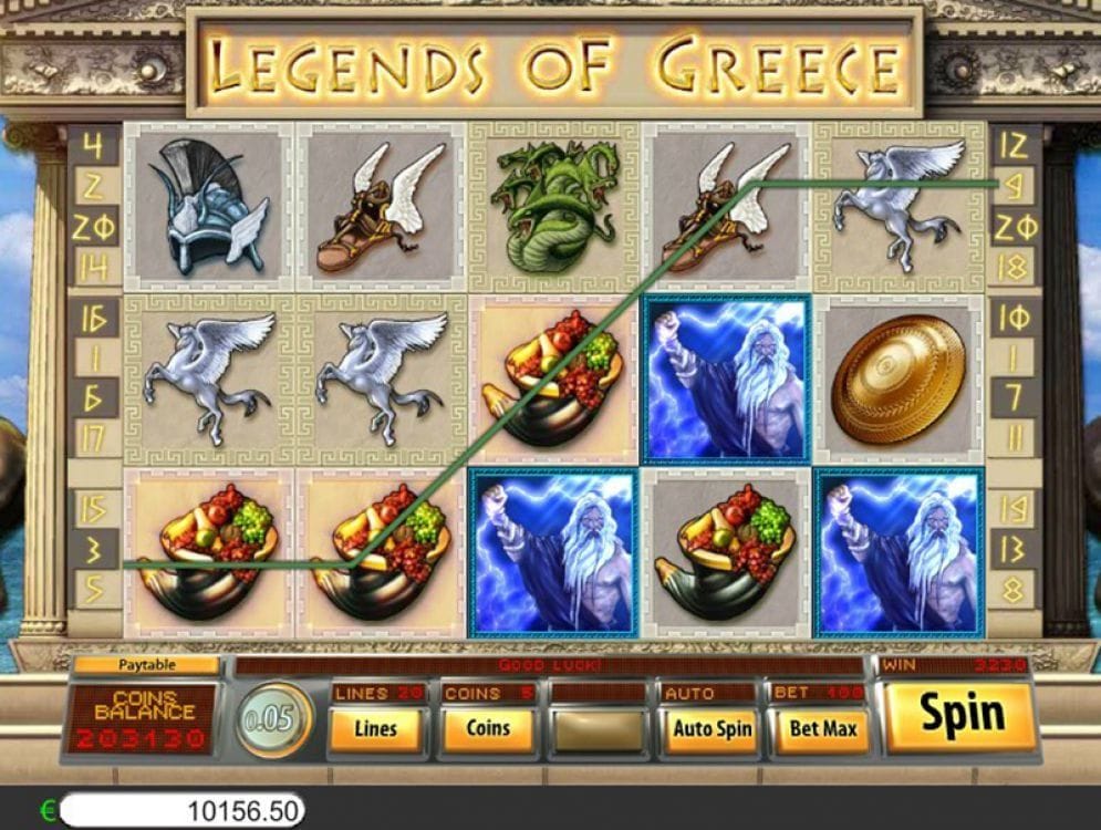 Legends Of Greece Automatenspiel