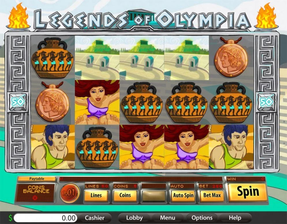 Legends of Olympia Geldspielautomat