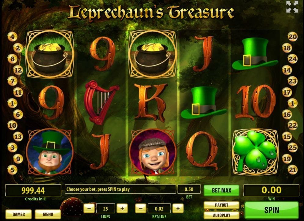 Leprechaun’s Treasure online Automatenspiel