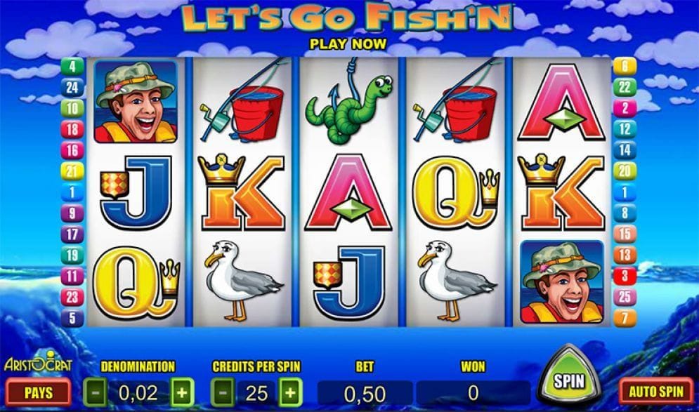 Let’s Go Fish’n Geldspielautomat