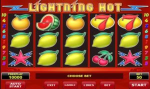 Lightning Hot Video Slot kostenlos spielen