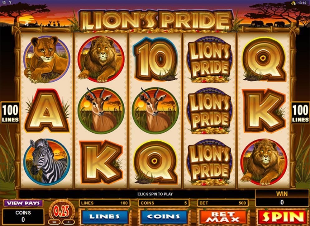 Lions Pride Casino Spiel