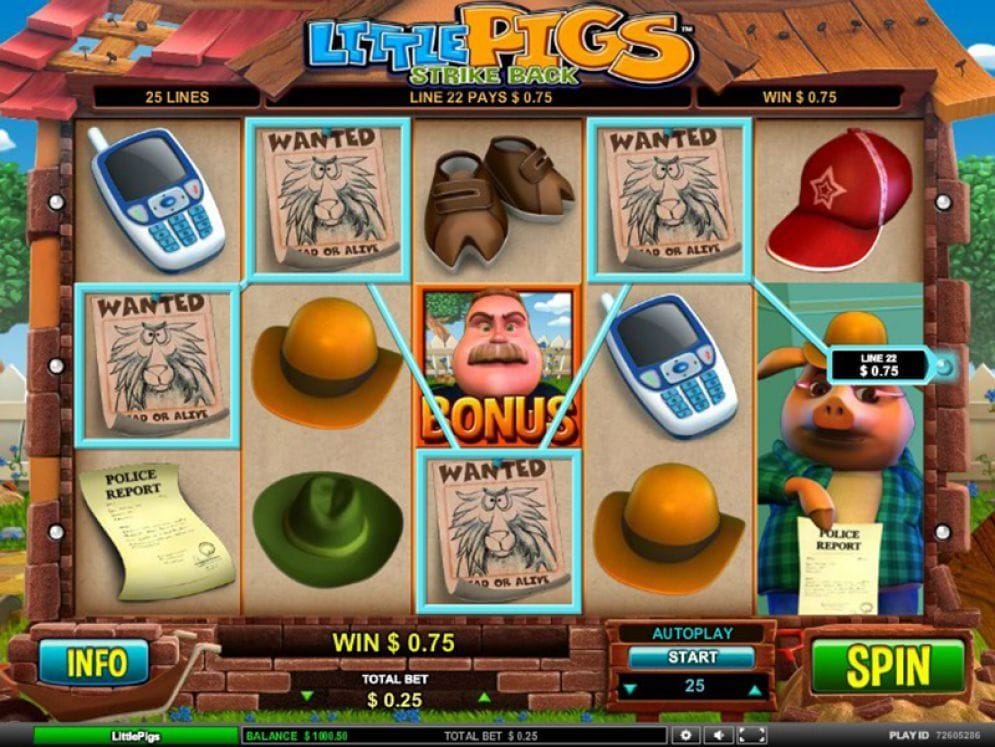 Little Pigs Strike Back Geldspielautomat