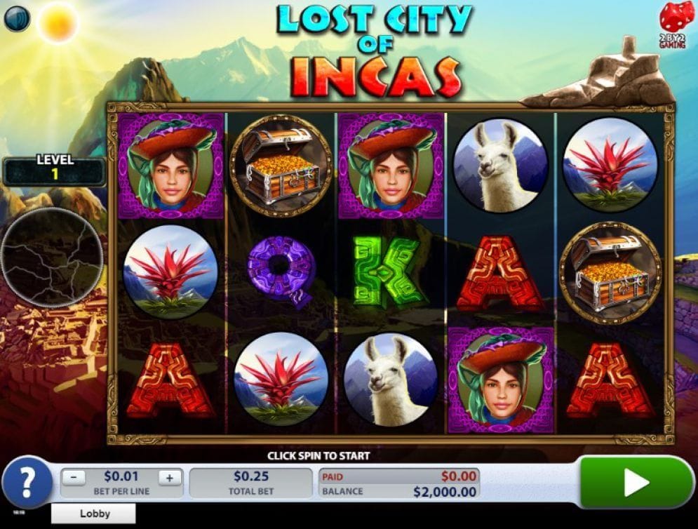 Lost City of Incas online Spielautomat