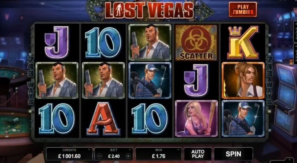 Lost Vegas online Casino Spiel