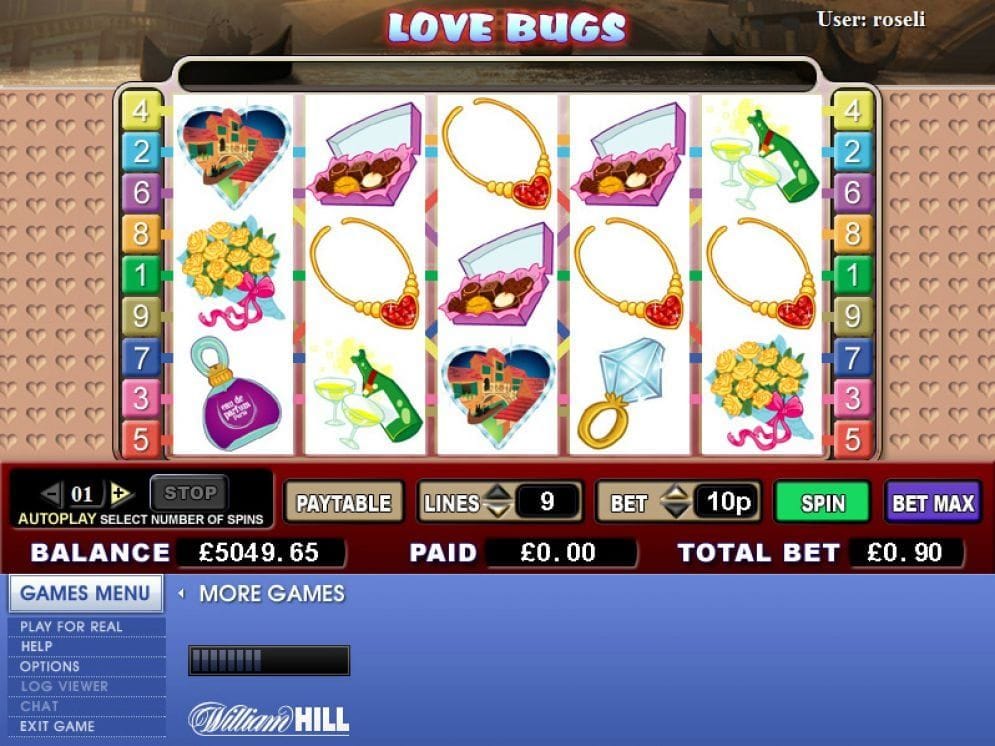 Love Bugs online Spielautomat