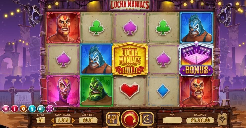 Lucha Maniacs online Casino Spiel