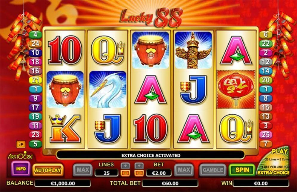 Lucky 88 online Spielautomat