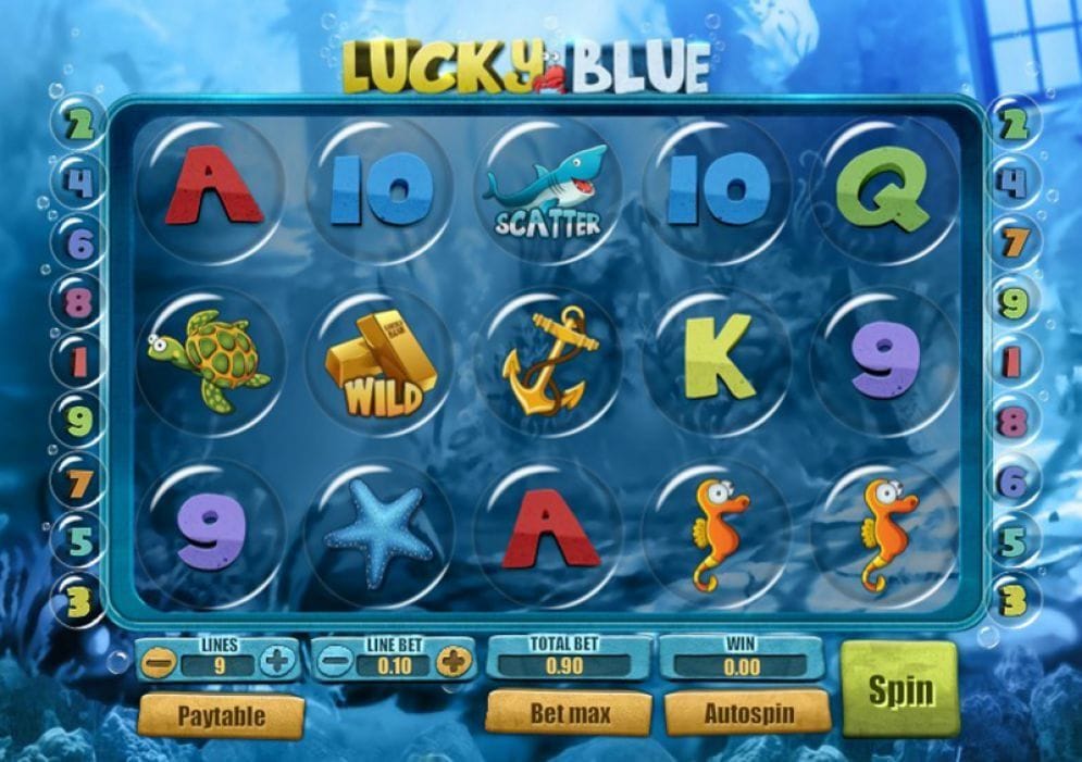 Lucky Blue online Videoslot