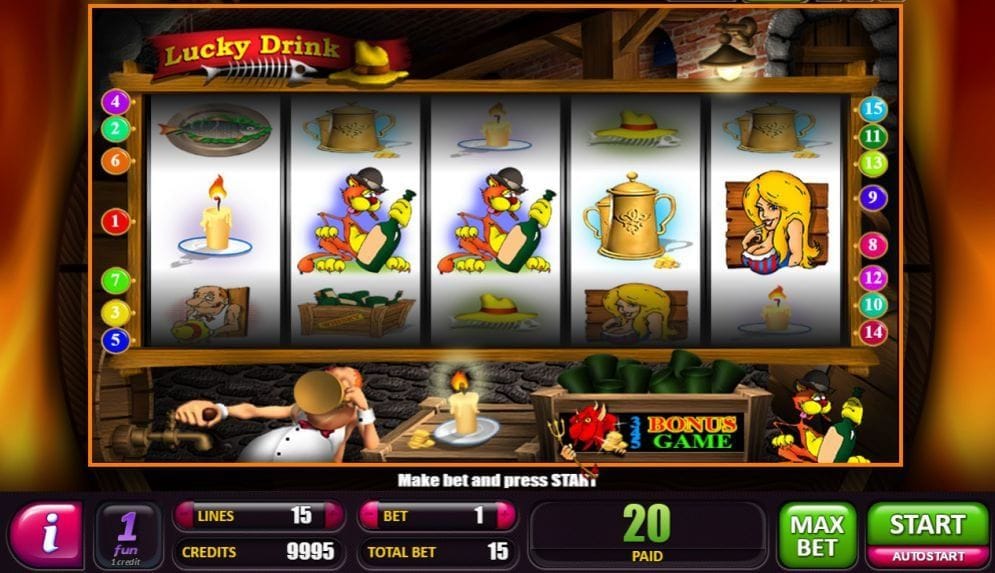 Lucky Drink Old online Casinospiel