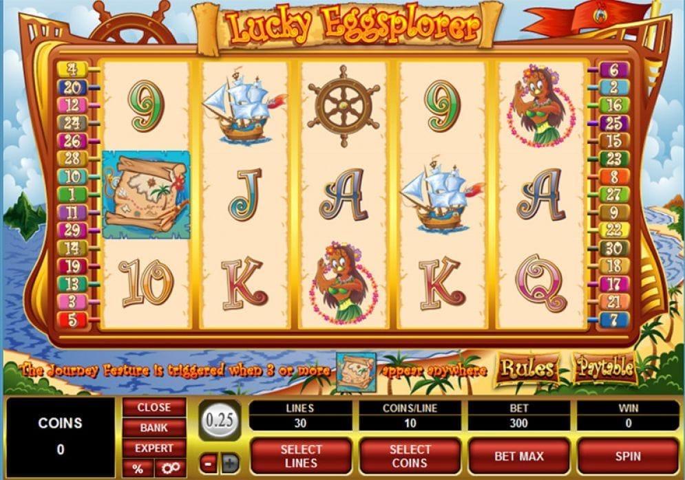 Lucky Eggsplorer online Automatenspiel