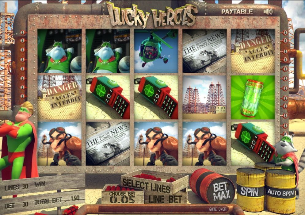 Lucky Heroes online Casinospiel