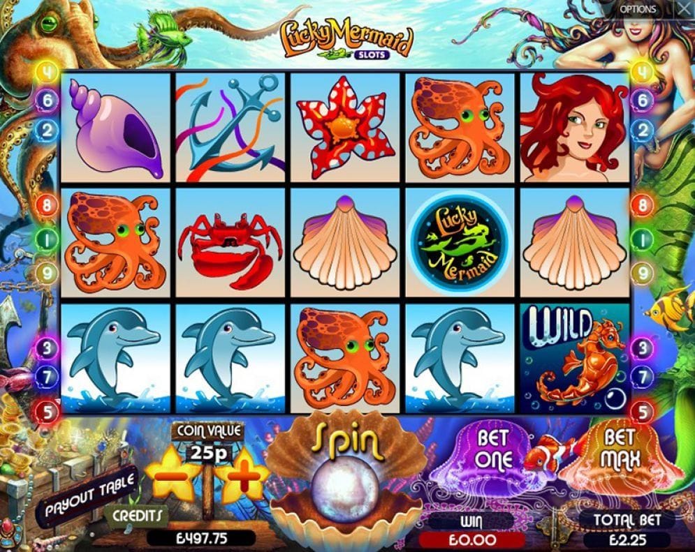 Lucky Mermaid Slots online Spielautomat
