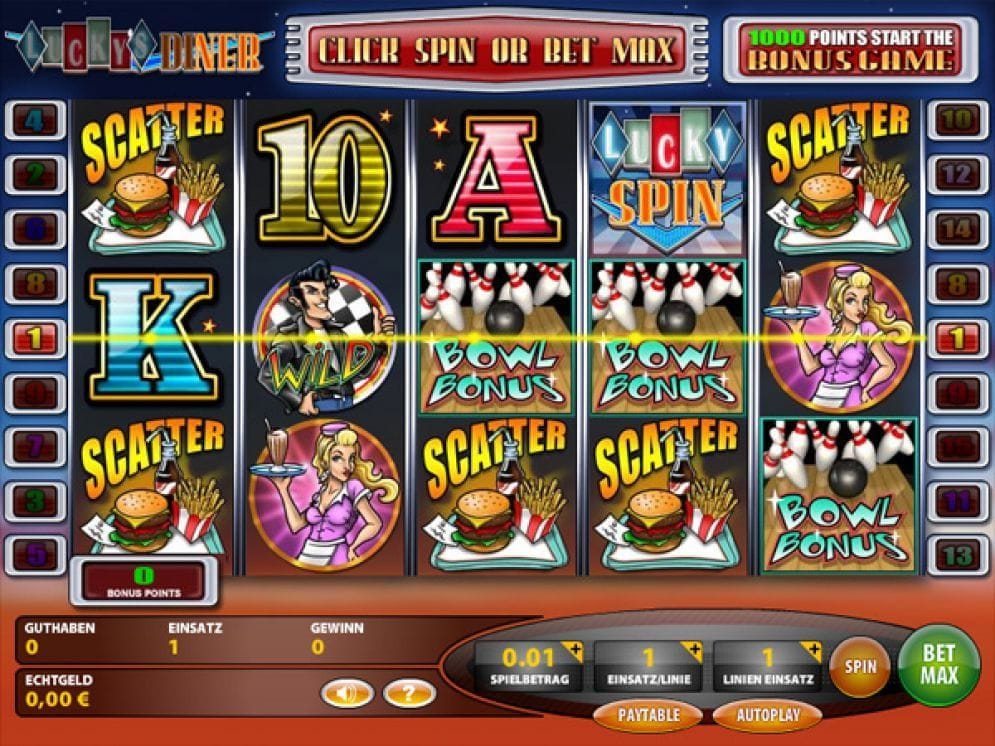 Lucky’s Diner online Slotmaschine