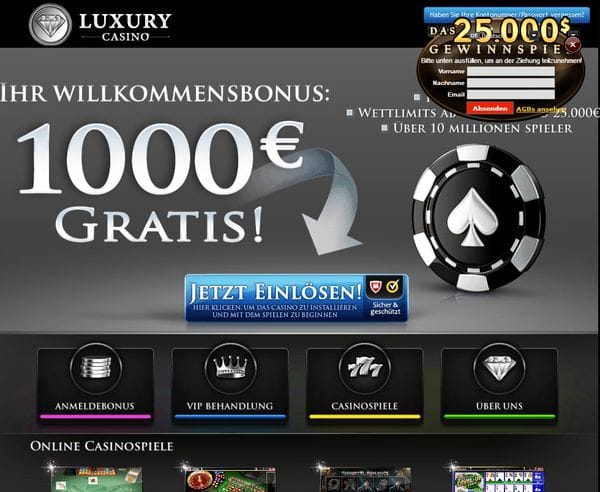 Luxury Casino Testbericht und Erfahrung