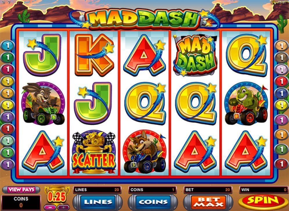 Mad Dash online Slotmaschine