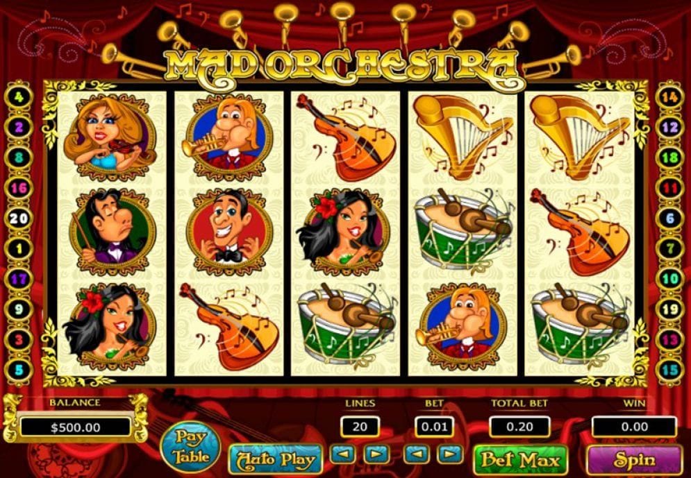 Mad Orchestra online Video Slot