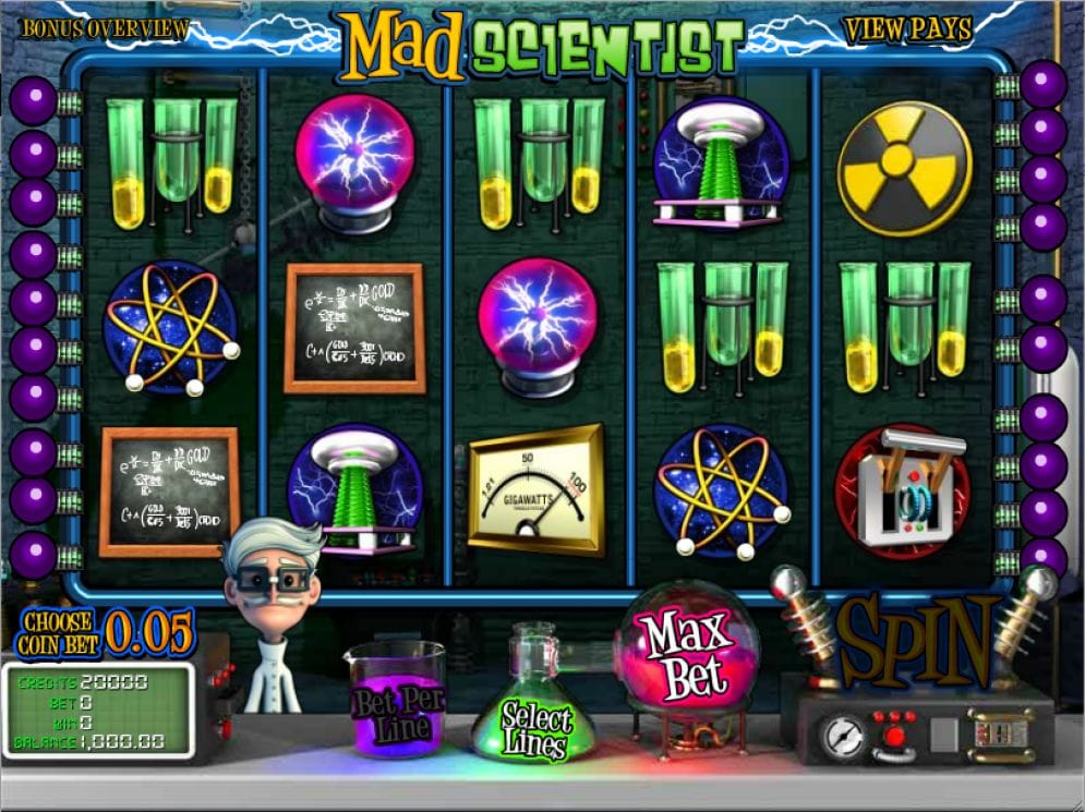 Mad Scientist Geldspielautomat