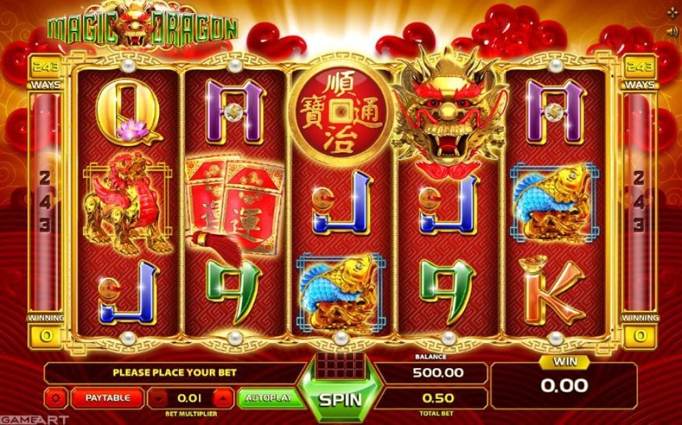 Magic Dragon online Spielautomat