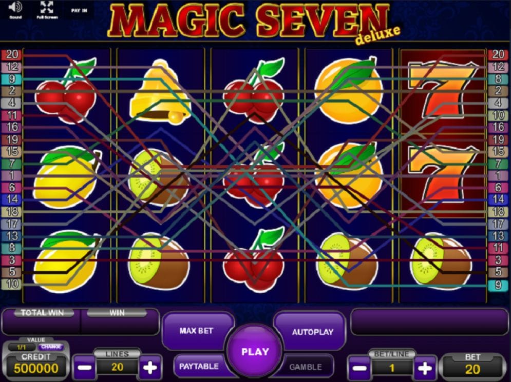 Magic Seven Deluxe online Automatenspiel