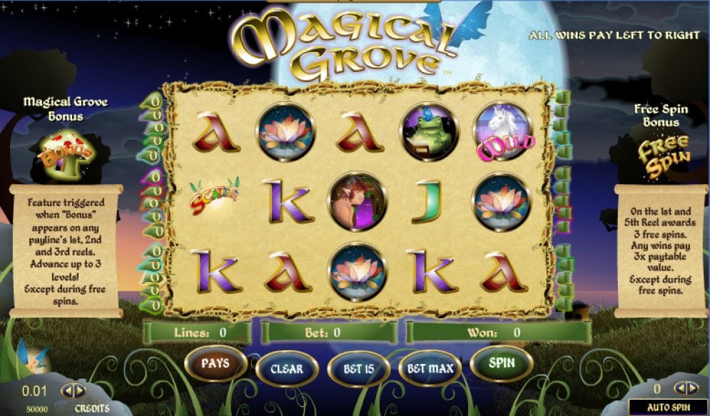 Magical Grove Casino Spiel