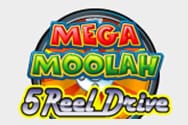 Mega Moolah 5 Reel Drive Slotmaschine kostenlos spielen