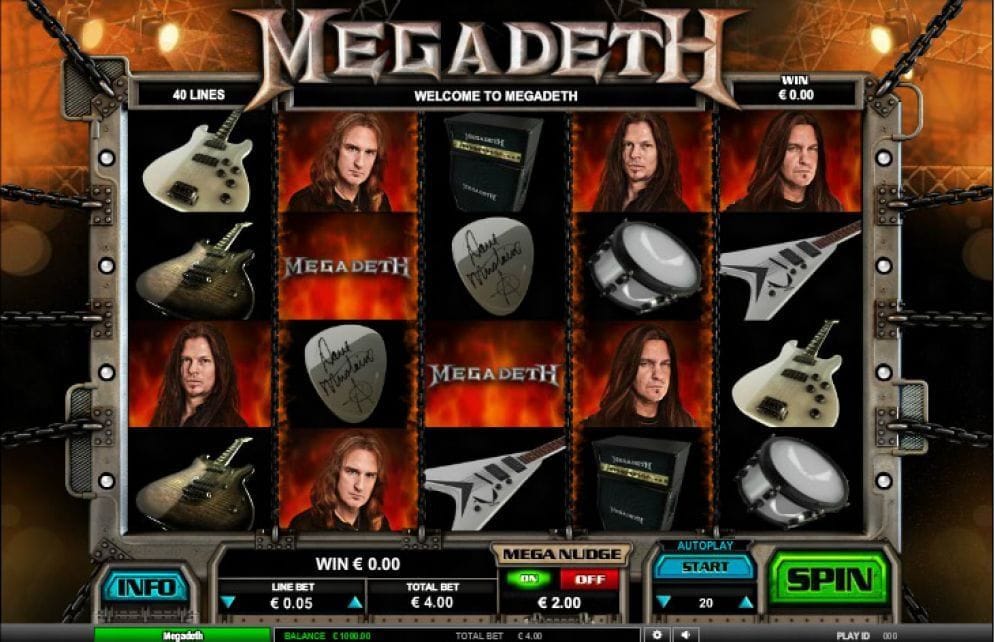 Megadeth Geldspielautomat