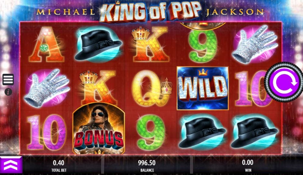 Michael Jackson King of Pop Slotmaschine