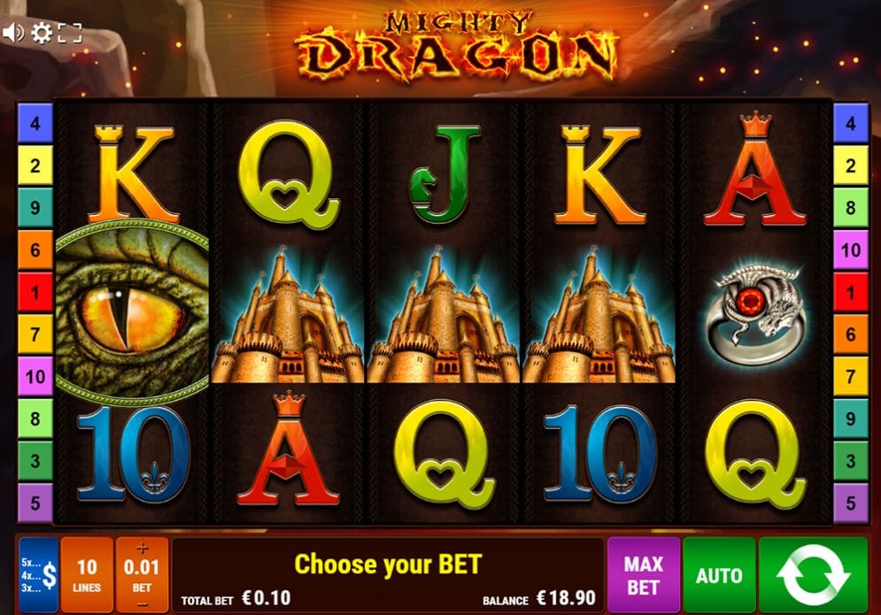 Mighty Dragon online Spielautomat