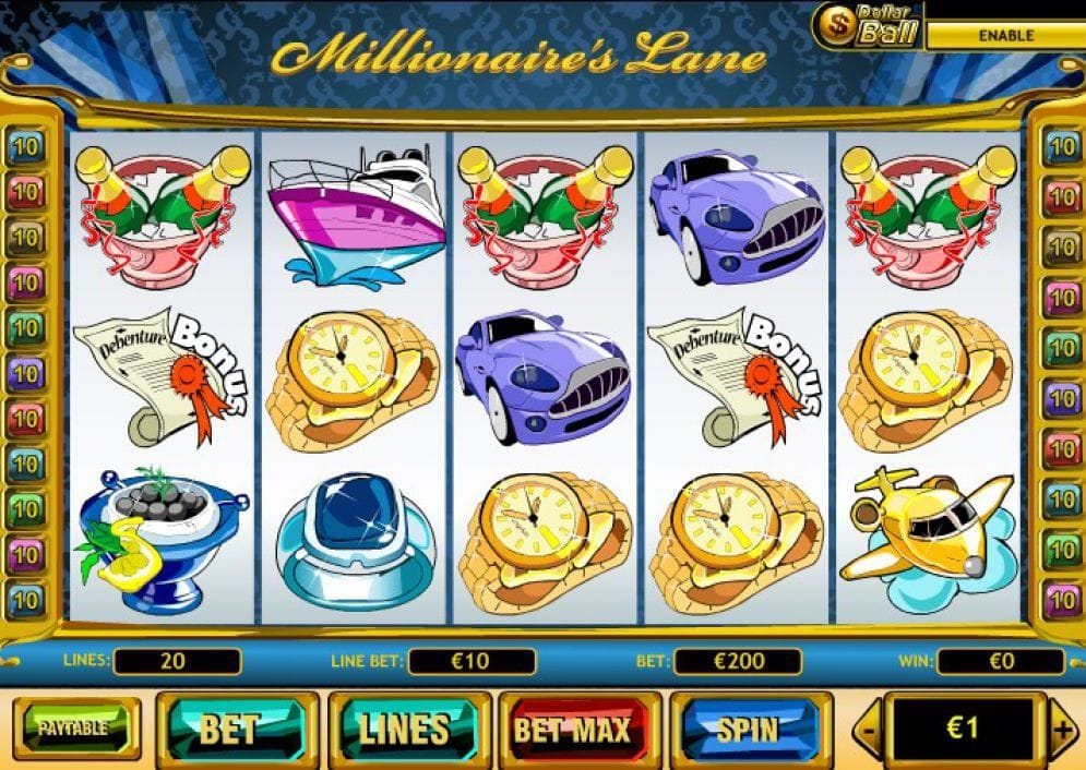 Millionaire’s Lane online Slotmaschine