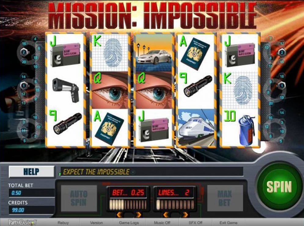 Mission: Impossible Slots Slotmaschine