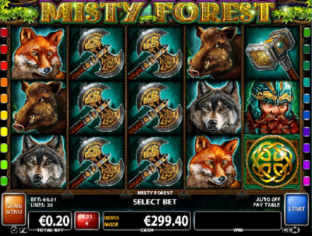 Misty Forest online Geldspielautomat