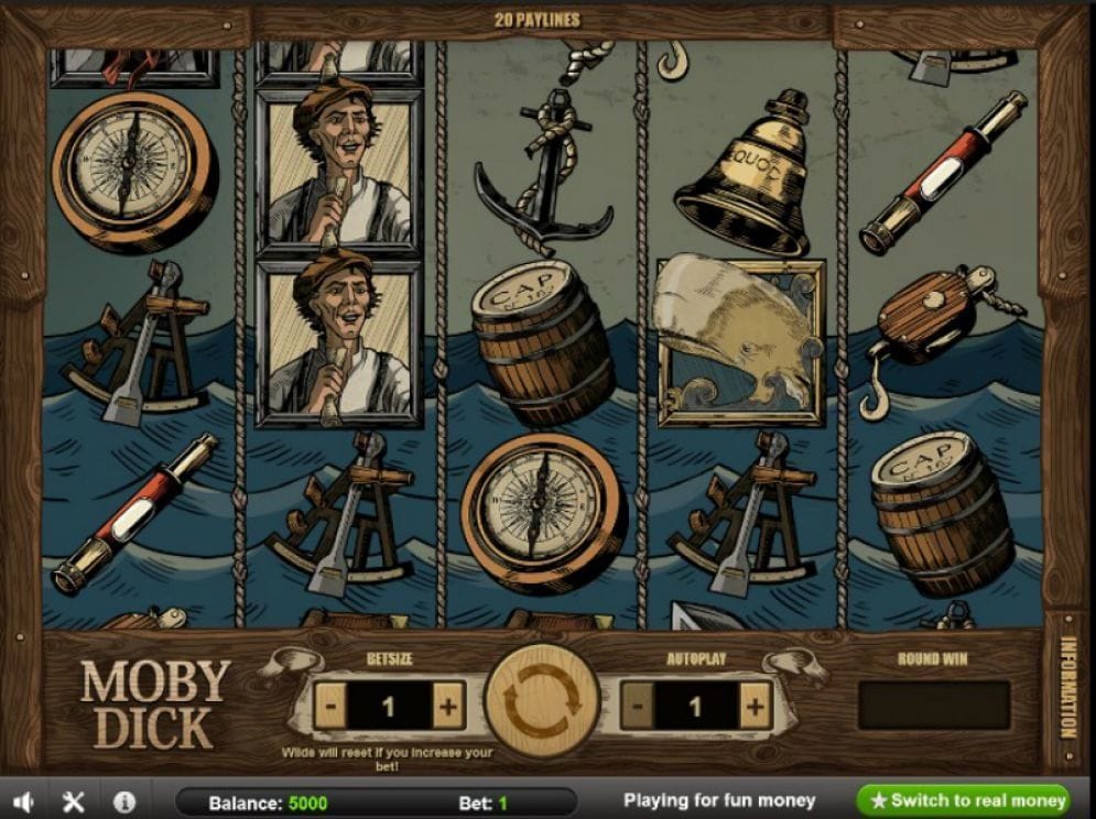Moby Dick online Casino Spiel