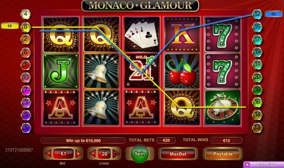 Monaco Glamour Slotmaschine