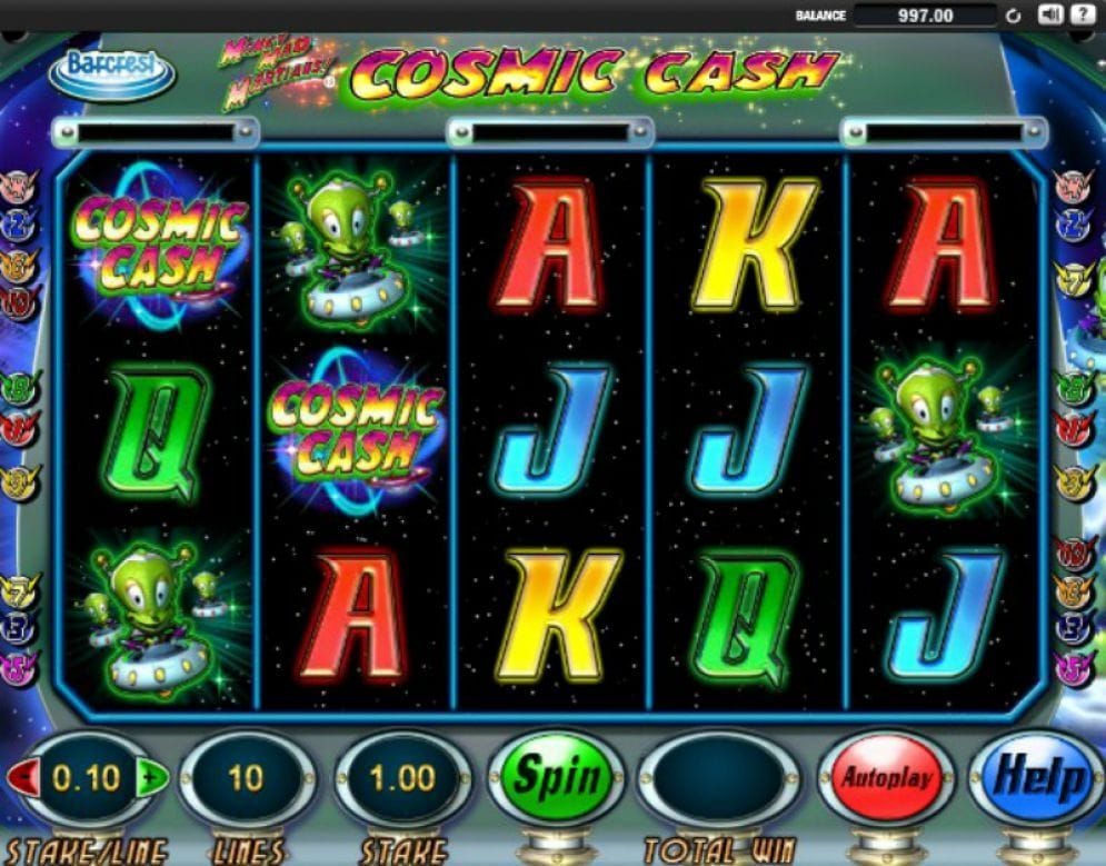 Money Mad Martians Cosmic Cash Geldspielautomat