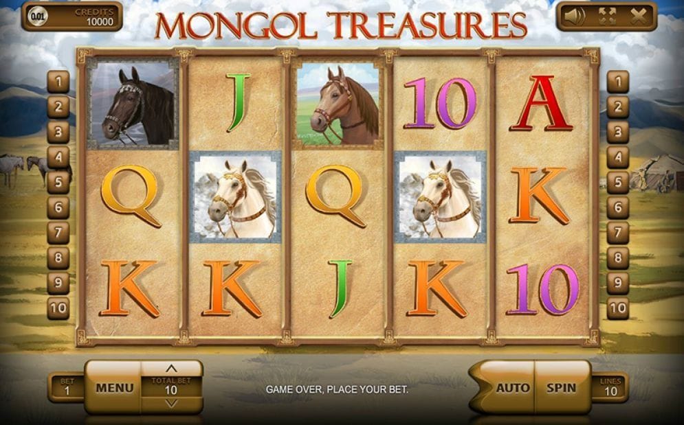 Mongol Treasures online Casino Spiel