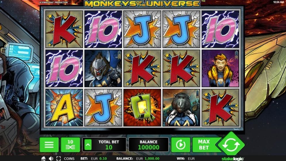 Monkeys of the Universe online Casino Spiel
