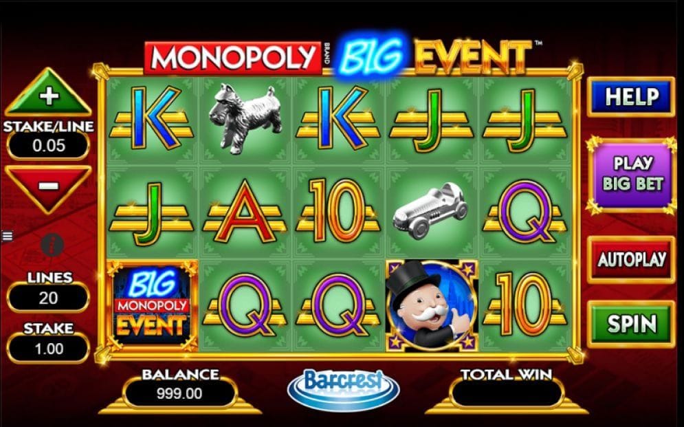 Monopoly Big Event Automatenspiel