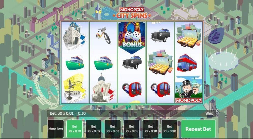 Monopoly City Spins Spielautomat