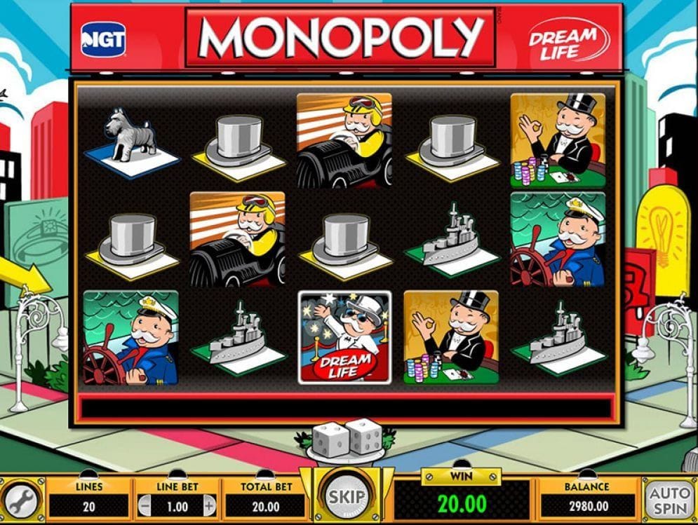 Monopoly Dream Life online Casino Spiel
