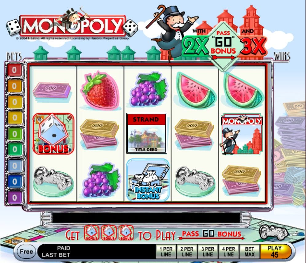 Monopoly with Pass online Videoslot
