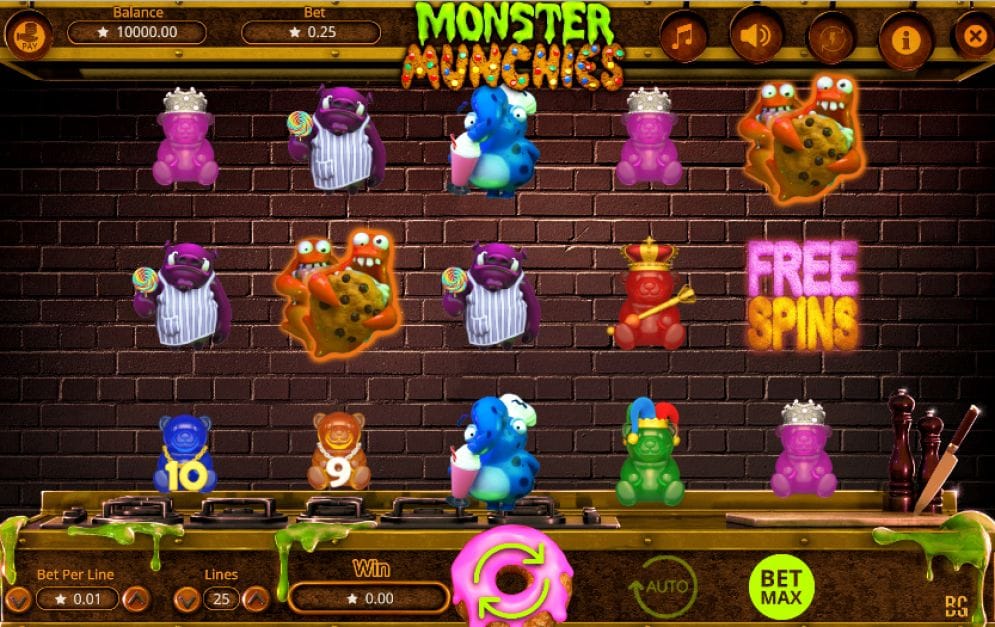 Monster Munchies online Casinospiel