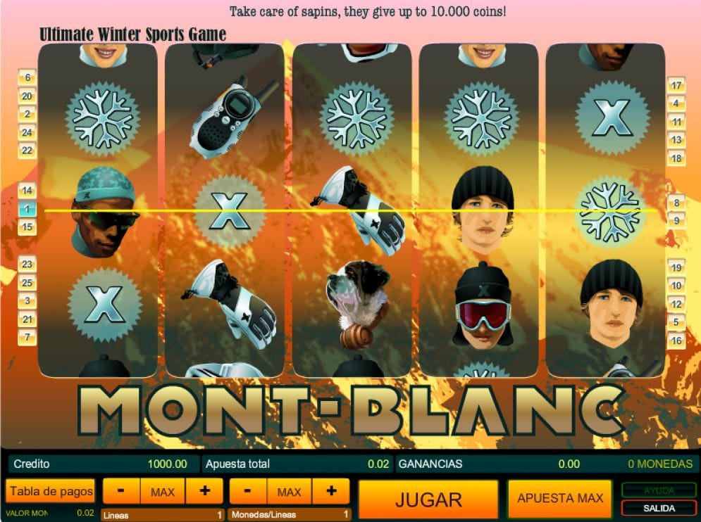 Mont Blanc Geldspielautomat