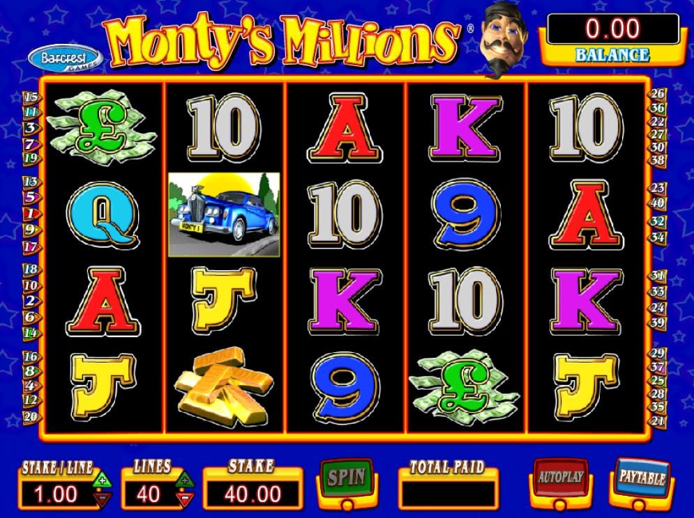 Monty’s Millions Spielautomat