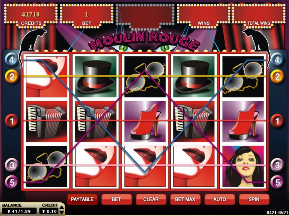 Moulin Rouge online Slotmaschine