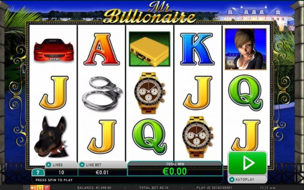 Mr. Billionaire Casino Spiel