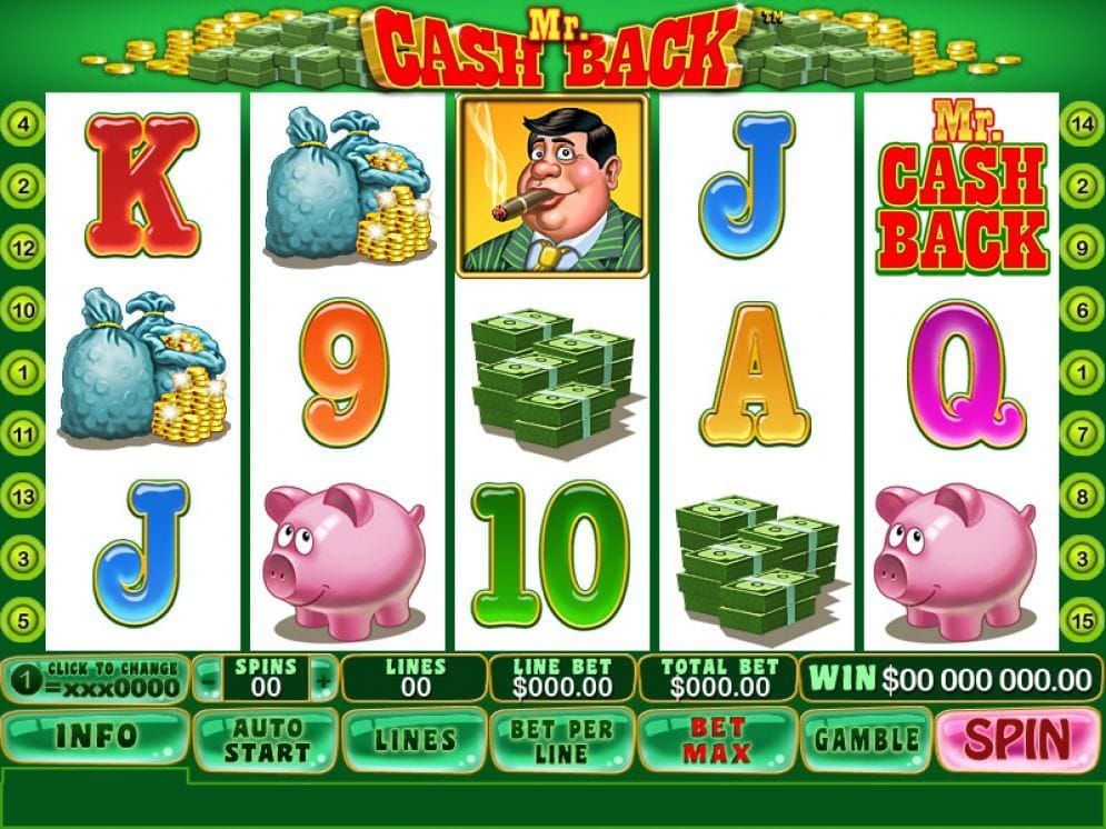 Mr. Cashback online Geldspielautomat