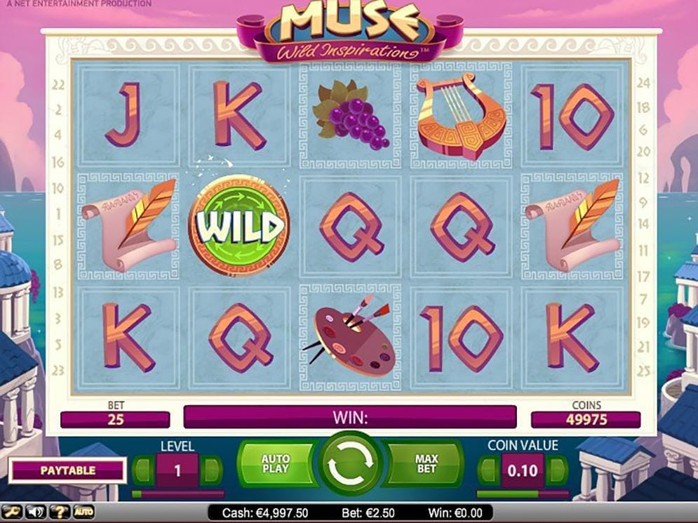 Muse Wild Inspiration online Spielautomat