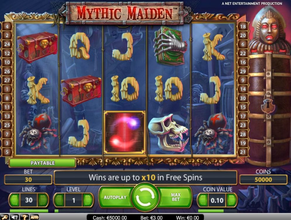 Mythic Maiden Spielautomat