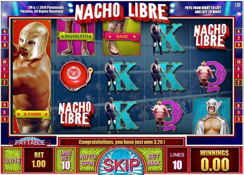 Nacho Libre Casino Spiel